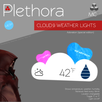 Plethora - Cloud9 Weather Lights - Adoration (special edition)