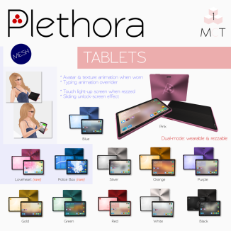 Plethora - Tablets