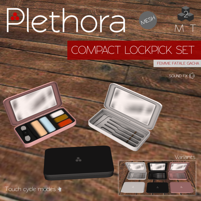 Plethora - Compact Lockpick Sets (Femme Fatale)