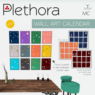 Plethora - Wall Art Calendar