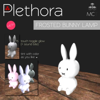 Plethora - Frosted Bunny Lamp