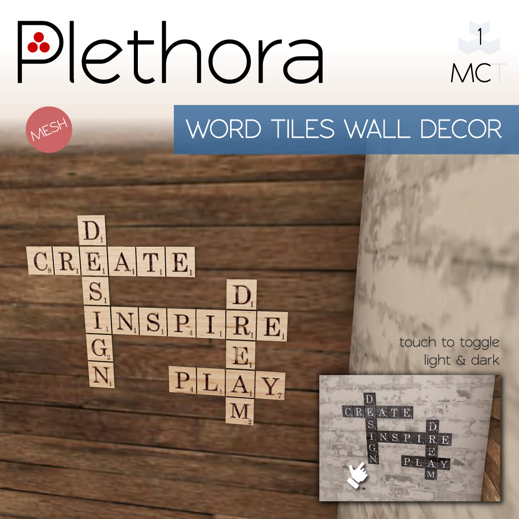 Word Tiles Wall Decor | Life is options.